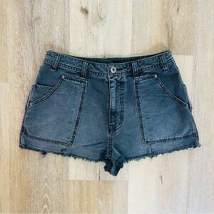 free people denim shorts